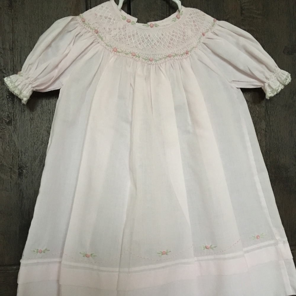 Feltman Brothers light pink 6 month smocked dress